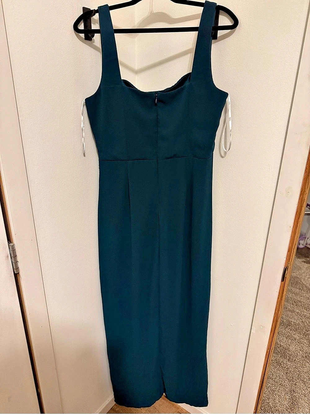 Lulus Glamorous Disposition Ruched Maxi Dress in Green Size XL